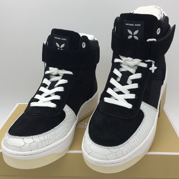 Michael Kors Jaden High Top Canvas black/opticwhit - Picture 4 of 8
